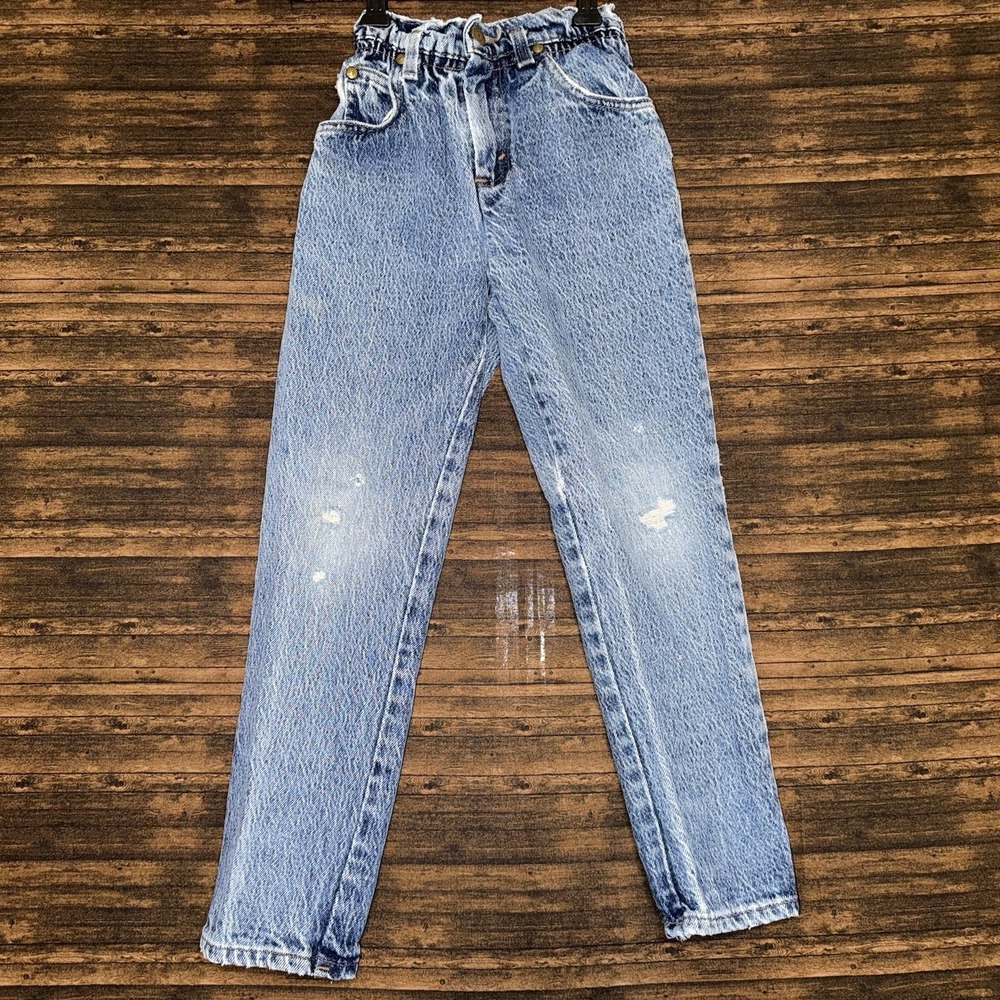 Levi's Denim Jeans Youth Size Blue Straight Leg Elastic Waist